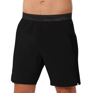 Pantalones Cortos Deportivos Personalizados al por Mayor para Hombre, de Lana, Sólidos, Transpirables, para Correr y Gimnasio, Ajuste Musculoso, Secado Rápido, con Logotipo Personalizado - Product Image 1