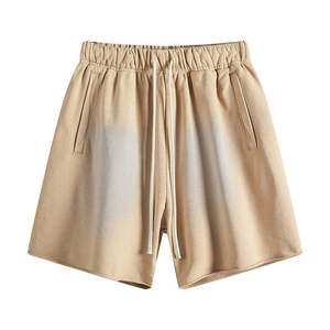 Shorts de Algodón de Cintura Alta, Color Sólido, con Cordón Ajustable, Corte Holgado, Casuales de Verano, con Bolsillos Laterales - Product Image 4