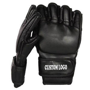 Guantes de Entrenamiento Unisex de Medio Dedo para Taekwondo, Jiu-Jitsu, Grappling y MMA WTF 2025, de Cuero PU de Alta Calidad, Personalizables para Boxeo - Product Image 5