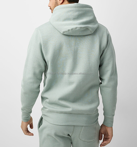 เสื้อฮู้ดผ้าคอตตอนแบบสวมหัวมีฮู้ดพิมพ์โลโก้แบบกำหนดเอง2024 - Product Image 2