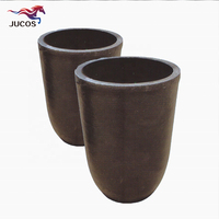 Crucible en graphite de haute pureté en forme de U JUCOS Oz-005 personnalisé pour four de fusion à induction, matériau réfractaire ISO9001
