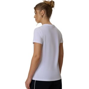 Camiseta Lisa Regular para Mujer, Cuello Redondo, Manga Corta, Algodón Suave, Informal, Ligera, Transpirable, Básica para Uso Diario - Product Image 2