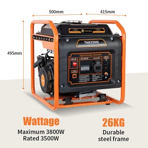 Generador Inverter de Bastidor Abierto de 3500W 3800W, 230V, Arranque por Retroceso, Gasolina/Petróleo, Alternador Inverter Monofásico AC - Product Image 2