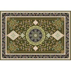 Alfombra Persa de Lujo Hecha a Mano, Alfombra de Lana Ecológica Antideslizante, Lavable, Moderna, Abstracta, Vintage, Boho, Cuadrada, de Pelo Medio para - Product Image 5