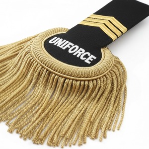 ปลอกไหล่ประดับด้วยเส้นทองคำแท้แบบสั่งทำพิเศษ สำหรับชุดพิธีการ ทำด้วยมือจากเส้นทองคำแท้ ระบายอากาศได้ดี เป็นมิตรกับสิ่งแวดล้อม ถักทออย่างประณีต เหมาะสำหรับทั้งชายและหญิง - Product Image 4