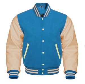 Top Custom Clothing Manufacturer Custom Made Design Wool Varsity <b>Jackets</b> Leather Sleeve Blank Men Varsity <b>Letterman</b> <b>Jackets</b> - Product Image 3