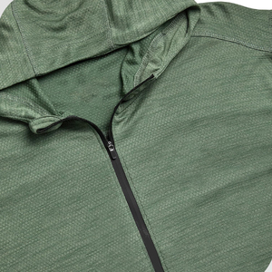 Sweat-shirt à col zippé pour homme, décontracté, tricoté, pour usage quotidien, en mélange de coton et 100% polyester, modèle Marital - Product Image 6