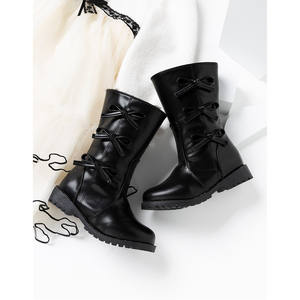 Bottes mi-hautes coréennes haut de gamme OZKIZ WZ01 antidérapantes pour filles de 2 à 6 ans – Collection Hiver Tendance – Vente en gros - Product Image 1