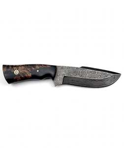 Handcrafted Patterned Steel Utility <b>Craft</b> <b>Tool</b> Hybrid Resin Wood Handle Executive Display Piece - Product Image 5