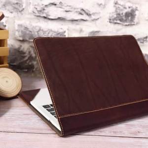 เคสหนังแท้แบบเต็มตัวสำหรับ MacBook Pro รุ่น Crazy Horse สำหรับ MacBook Air กระเป๋าใส่คอมพิวเตอร์พกพา - Product Image 1