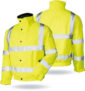 Chaqueta de Trabajo Reflectante de Alta Visibilidad Unisex, Impermeable y Transpirable, Uniforme de Seguridad para Construcción, Carreteras y Uso en Exteriores - Product Image 2