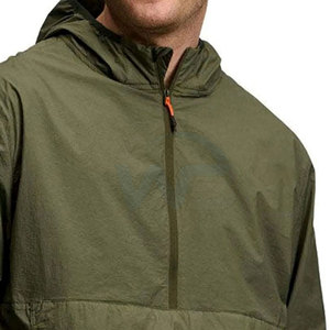 Veste coupe-vent pour homme à bas prix, streetwear, haute qualité, design personnalisé OEM, fabriquée au Pakistan. - Product Image 3