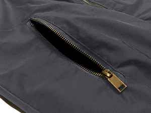 Veste bomber unie de haute qualité, personnalisable, en polyester coupe-vent, veste d'hiver tendance - Product Image 4