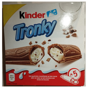 Ofertas al por mayor de barritas de chocolate Ferrero Kinder Tronky, paquete de 3x5 barras de 90g, chocolate al por mayor para exportación a precio económico. - Product Image 3