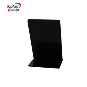 بطاقة عرض قائمة طعام مخصصة للمطاعم بتقنية NFC 13.56 ميجاهرتز من الأكريليك والبلاستيك PVC مع طباعة وحامل للطاولة - Product Image 4