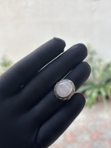 Smooth Bezel Setting 925 Sterling Silver Oval Handmade Women's <b>Rings</b> Classic Party Wedding Gift Jewelry - Product Image 4
