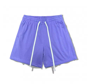 Shorts en toile blanche pour hommes et femmes, taille élastique, respirant, style vintage, décontracté, sport, séchage rapide, anti-UV, léger, couleur unie - Product Image 4