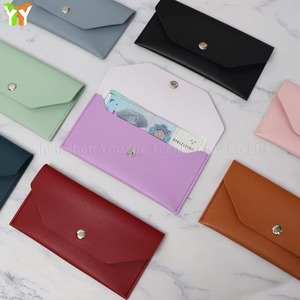 Portefeuille en cuir de luxe en gros, pochette longue portable, pochette à monnaie, pochette élégante, porte-monnaie minimaliste, porte-cartes - Product Image 5