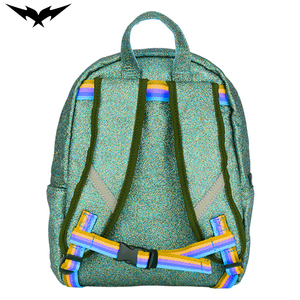 Sac à dos pour filles tendance de plein air à grande capacité avec compartiments, paillettes brillantes et fermeture à glissière pour enfants - Product Image 3