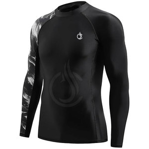 Lightweight Rash Guard Shirt With Moisture Wicking Fabric Ideal For <b>Gym</b> Workouts And Daily Fitness Training Use - Product Image 3