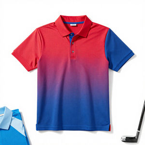 Camiseta Polo Deportiva de Golf para Hombre, Personalizada con Impresión o Bordado, de Alta Calidad, Transpirable, de Algodón y Poliéster, Económica, que Absorbe la Humedad - Product Image 3