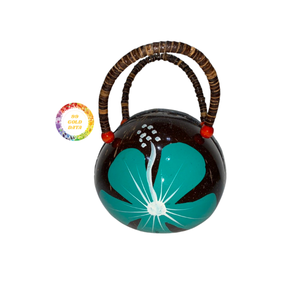 Bolso de mano de cáscara de coco de alta calidad de pueblos artesanales vietnamitas - Product Image 4