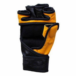 ถุงมือ MMA สำหรับฝึกซ้อมและการแข่งขัน รับผลิตโลโก้ตามสั่ง OEM แบรนด์ส่วนตัว ผู้ผลิตถุงมือ MMA หนังแท้แบบกำหนดเองสำหรับการต่อสู้ - Product Image 3