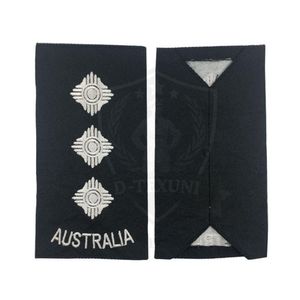 Most Demanding Australia Solid Color Eco-Friendly Customized <b>Sew</b>-On Woven Rectangle Fabric Badges for Garment By D-TEXUNI INTL - Product Image 3