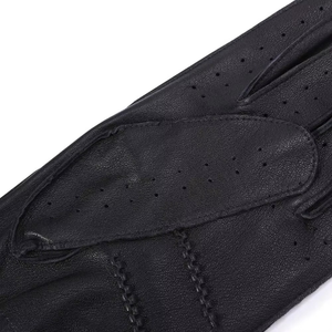Guantes de Conducción de Cuero para Hombre con Logotipo Personalizado, de Alta Calidad, Ecológicos, Térmicos, Transpirables, con Pantalla Táctil, Estilo Retro para las Cuatro Estaciones - Product Image 3