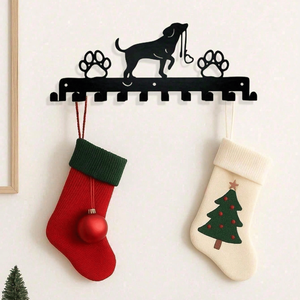 CIFbuy Portachiavi Rustico Riutilizzabile da Ingresso, Ganci in Metallo a Forma di Cane Stile Fattoria, Decorazione Murale, Organizzatore da Cucina per Asciugamani e Servizio di Ritiro - Product Image 1