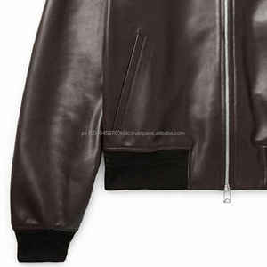Veste en cuir pour hommes Veste en cuir personnalisée de qualité pour hommes Slim Fit Style avec 100% Original vêtements chauds Veste en cuir - Product Image 6