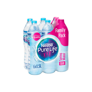 Agua Mineral Evian Nestle Pure Life 1.5L en Botellas de 12 x 500ml, Botella de Plástico de Agua Nestle Pure Life - Product Image 5