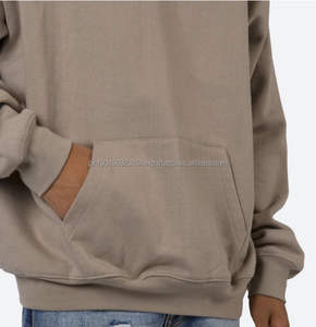 Sweat-shirt de luxe à col montant, de haute qualité, en coton biologique lourd, sweat-shirt à logo personnalisé, sweat-shirt à col rond surdimensionné - Product Image 4