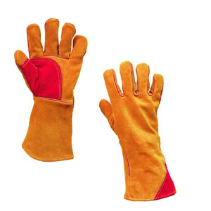 Guantes de Soldadura de Protección Contra Fuego con Puño Largo, Personalizados, de Grado Industrial, Absorbentes de Sudor, con Protección Contra el Calor - Product Image 4