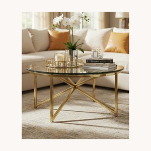 Stylish Handmade Customized Luxury Modern Metal Marble Coffee Table Set <b>Unique</b> Design Customized Color Living Room Furniture - Product Image 2