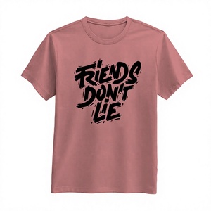 T-shirt jaune à manches courtes pour homme, en mélange de coton écologique, col rond décontracté, coupe oversize, tricoté 180g - Product Image 2