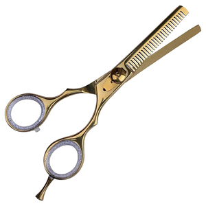 Ciseaux de coiffure professionnels pour la dégaine, en acier inoxydable, outils de barbier, couleur et taille personnalisables, OEM - Product Image 2