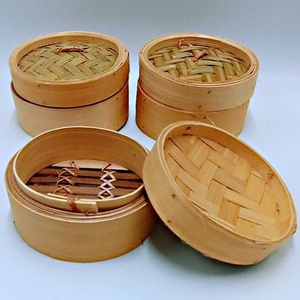 HOT SELLING Safe Clean Eco Bamboo Steamer Pure Wood <b>Plant</b> Kitchenware Best For Dumpling Steaming And Dim Sum Cooking Direct Sale - Product Image 4