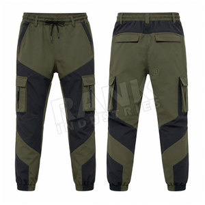 Pantalons cargo pour hommes, décontractés, multi-poches, en coton durable, pantalons cargo pour hommes, pantalons de randonnée en plein air - Product Image 3