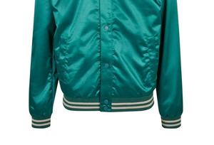 คุณภาพสูงStreetwear UnisexเบสบอลVarsityแจ็คเก็ตผ้าไหมซาตินสไตล์ใหม่Varsity Jacket100% โพลีเอสเตอร์ขนาดใหญ่แจ็คเก็ต - Product Image 5