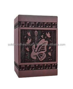 Urna de Madera Hecha a Mano para Cenizas de Adultos, Urnas Funerarias con Diseño de Árbol de la Vida, Urnas de Entierro de Alta Calidad - Product Image 4