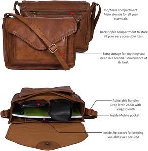 Bolsos de Mano de Cuero Genuino para Mujer, Elegantes y Versátiles, Bolsos Cruzados, Bolsos Tote, Explora la Variedad de Bolsos de Mano para Mujer - Product Image 3