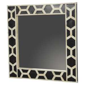 Art Deco <b>Rectangle</b> <b>Wall</b> <b>Mirror</b> With Geometric Bone Inlay Design Handmade Wood Frame Decorative Home Accent <b>mirror</b> Customized - Product Image 3