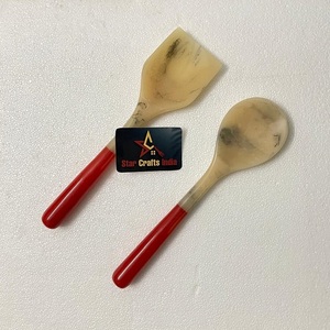 Most Popular Highly Polished Customized Epoxy Resin Salad <b>Tools</b> Server Set Eco-Friendly Dishwasher <b>Safe</b> Dinnerware Serving <b>Tools</b> - Product Image 2