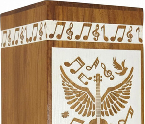 Urnes funéraires en bois modernes de style américain faites à la main pour hommes et femmes, décoratives, pour enterrement, à bas prix - Product Image 4