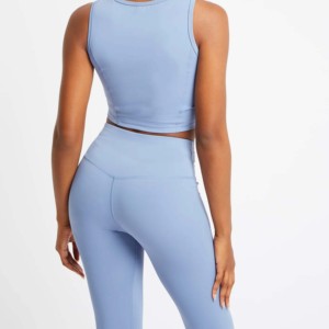Conjunto de Leggings y Sujetador Deportivo Sin Costuras para Yoga de Tallas Grandes FALCON ENTERPRISES, de Alta Sujeción, Transpirable, de Secado Rápido, Sin Tirantes, Ecológico - Product Image 4
