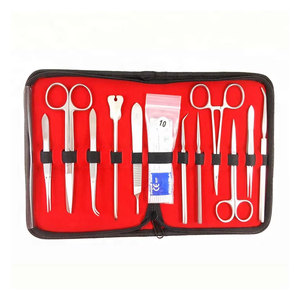 Kit complet de pratique de suture pour étudiants, très demandé, avec instruments chirurgicaux manuels en acier inoxydable, certifié CE, pour la chirurgie générale - Product Image 3