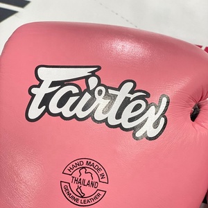 Guantes de Sparring de Muay Thai Fairtex Hechos a Medida, de Piel de Vacuno Genuina, Transpirables, con Cordones, de Alta Calidad y en Tendencia - Product Image 5