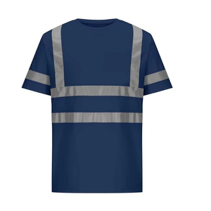 เสื้อยืดนิรภัยสะท้อนแสงสีเทาเข้ม แขนสั้น สำหรับงานอุตสาหกรรม - Product Image 3