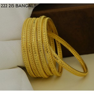 <b>Indian</b> Dubai style Jewelry Geometric Trendy Wholesale <b>Bangles</b> Dubai Collection Gold Plated Copper Alloy Stylish Fashion <b>Bangle</b> i - Product Image 5